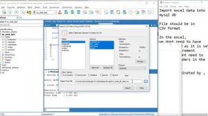 mysql -  load data into table from excel csv format || Reset auto increment column