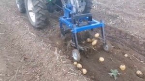 Грохотная (вибрационная) картофелекопалка КМ 1080/2 на мототрактор