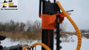 Шнековое бурение на GBU-22LP от БурСпецТехники
