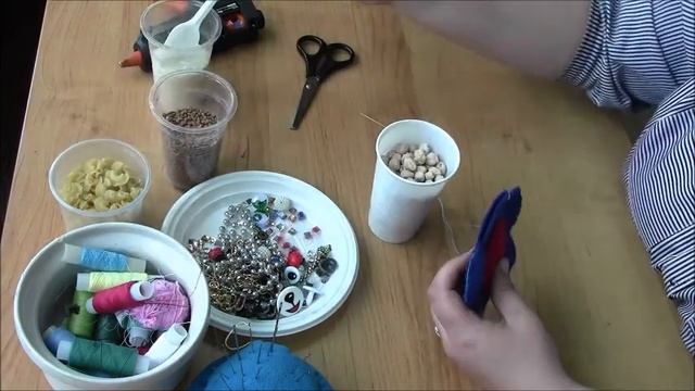 Мастер класс Игрушка из фетра и крупы смотреть онлайн