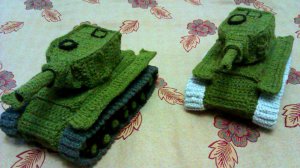 Вяжем ТАНК КРЮЧКОМ. ВЯЗАНИЕ КРЮЧКОМ.