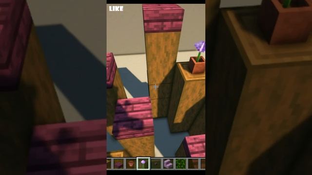 Украшение ступеней в Майнкрафте #minecraft