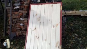 Деревянная дверь своими руками. Продолжаю обновлять погреб.