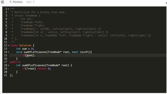 Sum of Left Leaves | LeetCode 404 | C++, Java, Python