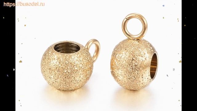 Бейл нержавеющая сталь ионнное покрытие 9х6х4,5мм, соляной, рондель, большое кольцо, золото смотреть онлайн