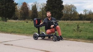 Обзор четырехколесного электроскутера для пожилых | Mini Trike Ultra 600W