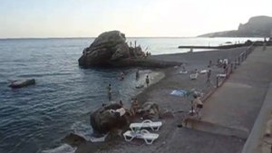 Алупка Крым. Пляж Лягушка - 24 июля 2016 (2)