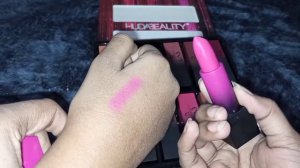 Huda Beauty Lipstick Swatches Huda Beauty Bullet 12 Piece Lipstick Set Review & Cheap Price
