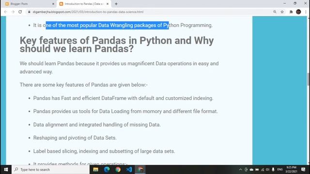 what is pandas | data science tutorial in hindi