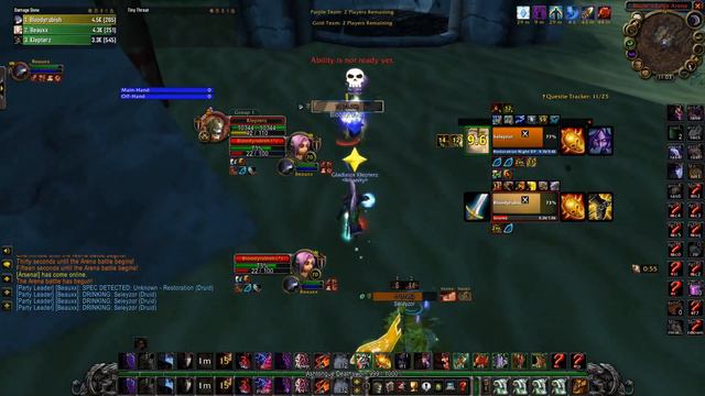 WoW tbc S3 Rogue/Priest 2700 2v2 arena pvp смотреть онлайн