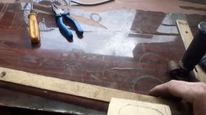 Резьба(выжигание) нихромом номерной таблички для дома