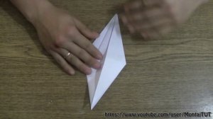 Оригами журавлик - Как сделать журавлика из бумаги