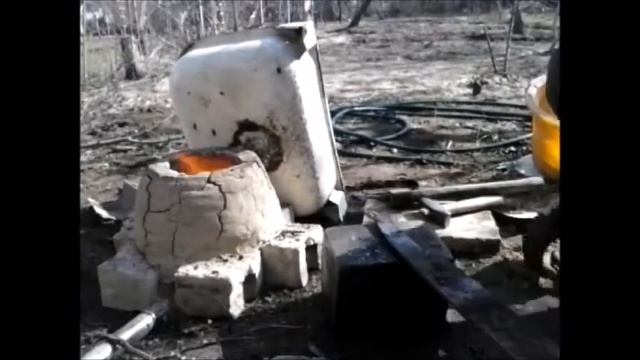 Самодельный горн, испытание. смотреть онлайн