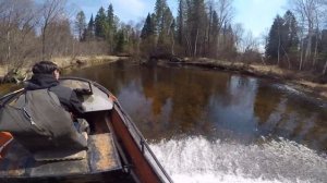 Водомет по реке Коточик. Весна 2020.