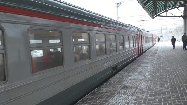 "После ремонта!" Электропоезд ЭР2Р-7024 сообщением Черусти-Москва Казанская, пл. Электрозаводская смотреть онлайн