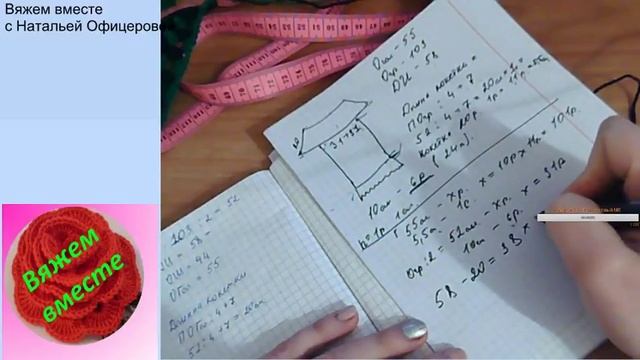 Как вязать тунику крючком? Построение выкройки и расчет петель.