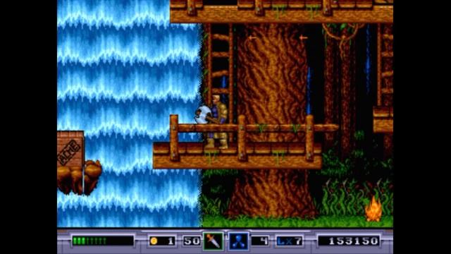 Sega Mega Drive 2 (Smd) 16-bit Ex-Mutants / Экс-Мутантс 4 уровень Лес / Level 4 Forest Прохождение