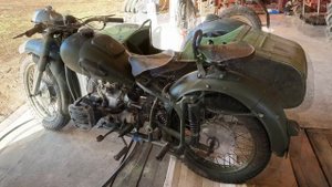 Мотоцикл  К750 из металлолома .