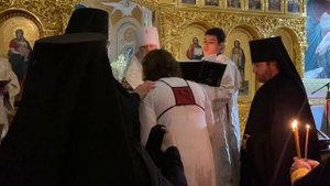 Монашеский постриг в Покровском скиту