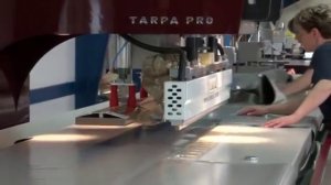 TARPA PRO DX станок ТВЧ для сварки тентов, пленки ПВХ с подвижной головой. ZEMAT