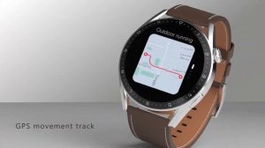 Умные часы с бесконтактной оплатой Alipay Gelikon Line DT-Line 3 MAX Steel Brown