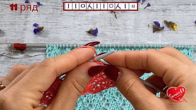 КРАСИВЫЙ АЖУРНЫЙ УЗОР/как вязать