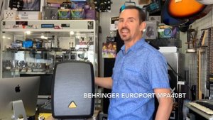 Видеообзоры портативная акустическая система Behringer EUROPORT MPA40BT