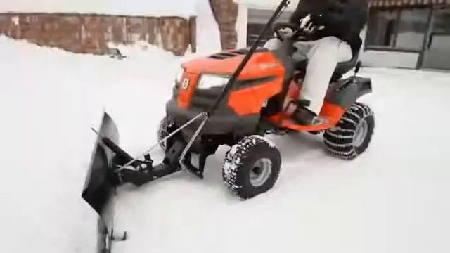 Круглогодичное использование садовых тракторов Husqvarna - Садовые Механизмы