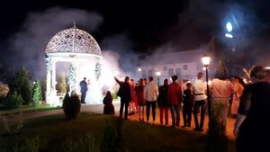 Волна. Фейерверк "Фортуна" 100 залпов + 6 фонтанов с пульта.