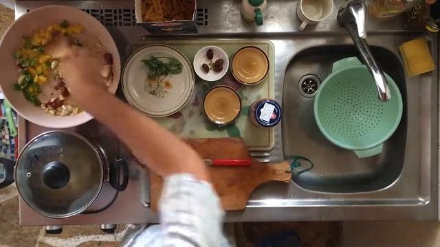 Паста с овощами. Вегетарианский/веганский рецепт.