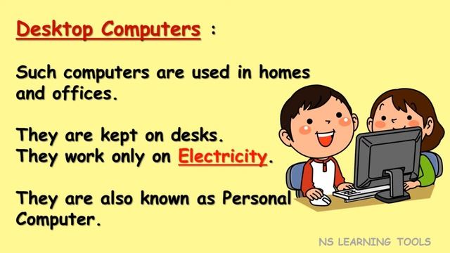 Types of Computers For Kids, Classification of Computer, What is computer, Computer for kids