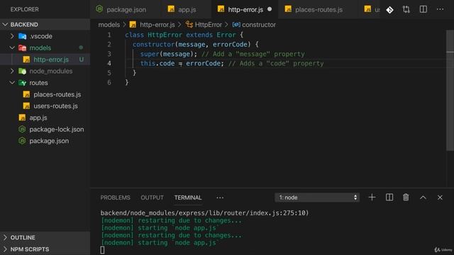 7. Adding Your Own Error Model #model #error #mernstack #education #fullstackdevelopment #programme