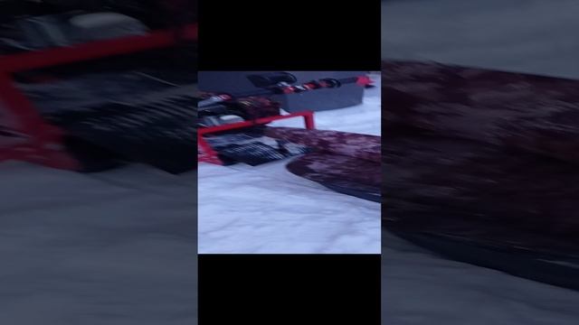 -28°С Работает исправно, но холодно! минимотобуксировщик Меркурий 3.0