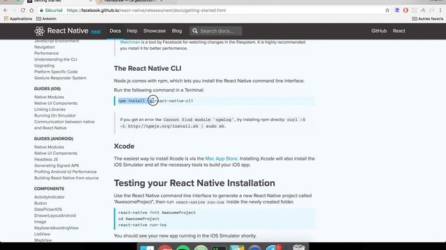 Tutoriel React-native - #1 - Installation et dossiers [FR] смотреть онлайн