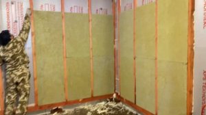 Строительство каркасной  бани своими руками часть 4. Леший стиль