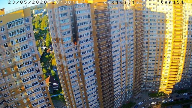 Пожар в Мурино смотреть онлайн