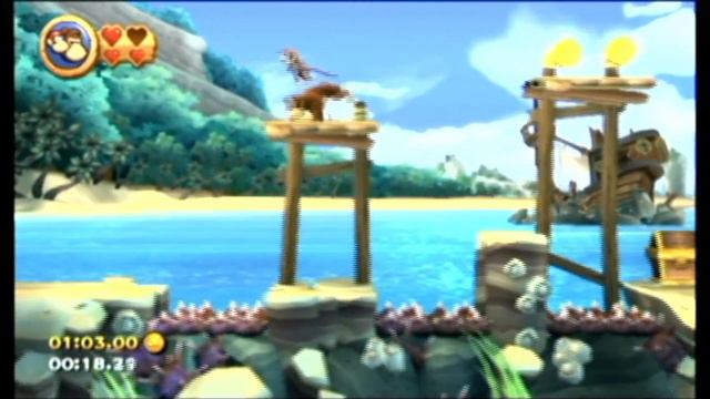 The Donkey Kong Country Returns Health Glitch... смотреть онлайн