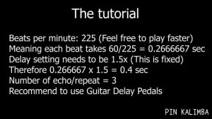 "Time 2" - Ewan Dobson | Kalimba cover & tutorial (Piezo Pickup + Digital Delay)