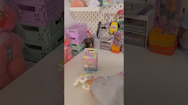 cinna x kuromi??#unboxing #blindbox #sanrio #kuromi #cinnamoroll #plushies #unboxingtoys #asmr