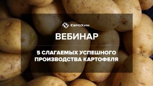 ВСЕРОССИЙСКИЙ ВЕБИНАР "5 СЛАГАЕМЫХ УСПЕШНОГО ПРОИЗВОДСТВА КАРТОФЕЛЯ"