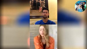 Новак Джокович и Мария Шарапова в эфире Instagram