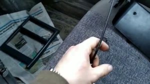 восстановление троссика регулятора потока воздуха.печки nexia n100.