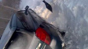 Покатушки по снегу Субару Аутбек 3,0R ч.2