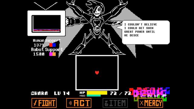 [OverSave - Tale] Mettaton NEO fight Preview смотреть онлайн