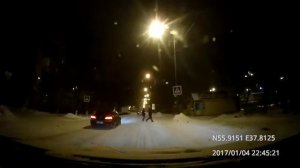 Поездка в Королёв и обратно 04-05/01/2017 (timelapse 4x)