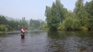 Нахлыст. Таёжная река Тойсук.