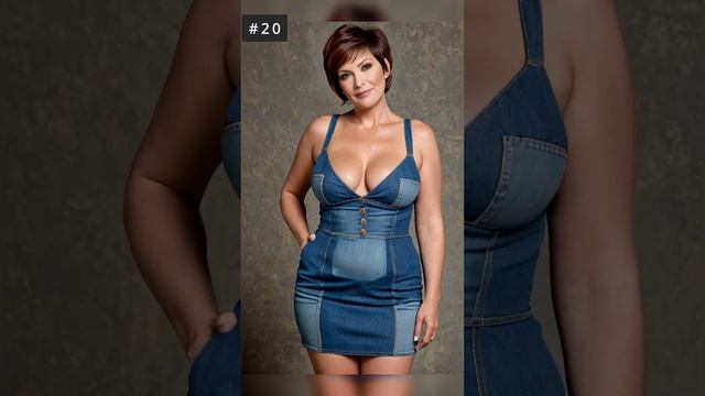 Natural Older Woman 😍 OVER 60 || Elegant Outfit смотреть онлайн