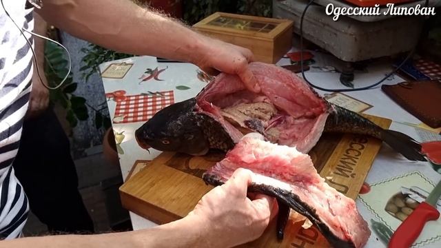 ЗАПЕЧЁННАЯ РЫБА КАРП ПОД ПЕКА . РЕЦЕПТ. ГОТОВИТ Липован и Марат