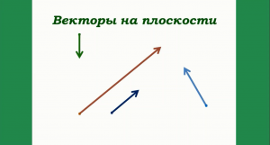 векторы на плоскости