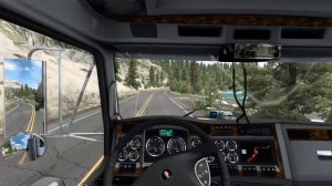 American Truck Simulator - Kenworth T800 logs delivery from Bralorne (BC) to Salmon Arm (BC)